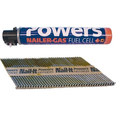 Trak-it clous+gaz 80ml boîte:1000pièces TI25