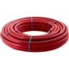 Geberit tube multicouche + isolation 6mm 20x2mm rouge rouleau 50m Flowfit