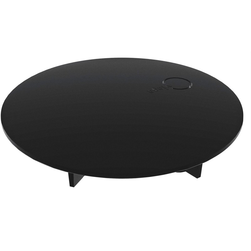 Viega plaque de recouvrement Tempoplex 115mm noir mat