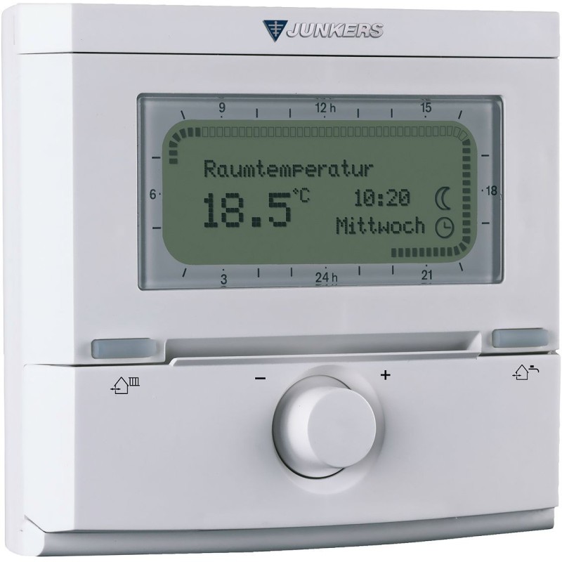 Junkers thermostat d'ambiance numérique FR120 programmation hebdomadaire