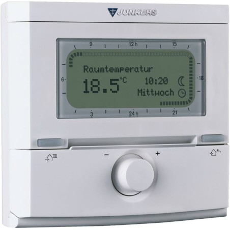 Junkers thermostat d'ambiance numérique FR120 programmation hebdomadaire