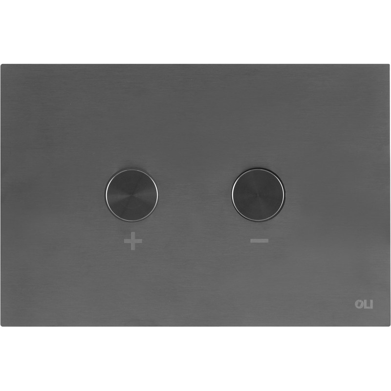 Oli plaque de commande 2 touches Blink pneumatique gun metal
