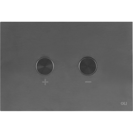 Oli plaque de commande 2 touches Blink pneumatique gun metal
