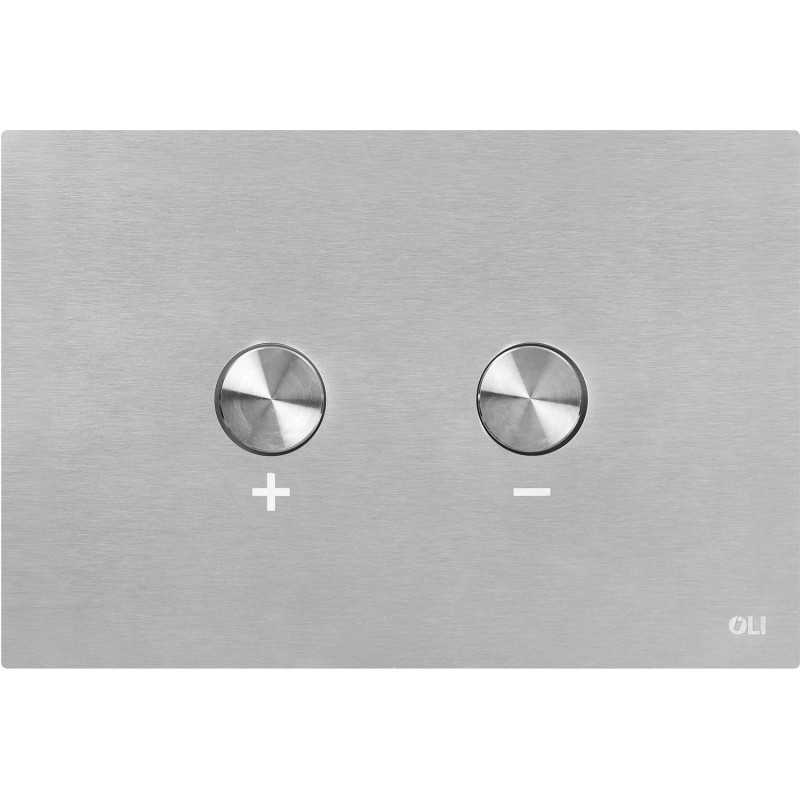Oli plaque de commande 2-touches blink pneumatique inox