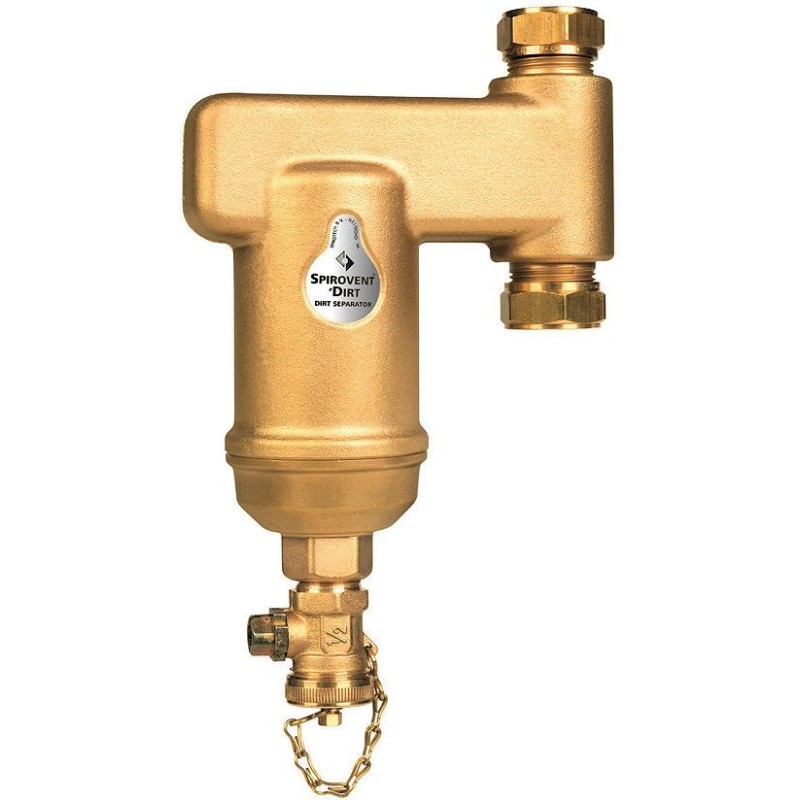 Spirotech séparateur de boues spirotrap 4/4"F vertical