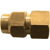 Tiemme   raccord 1/2"F-12 mm BICOGAZ raccord 1/2"F-12 mm