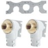 Giacomini boite à encastrer double (set 2bts) 1/2"-18AA