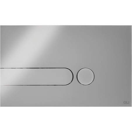 Oli plaque de commande 2touches Iplate chrome mat