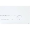 Oli plaque de commande 2touches Iplate blanc