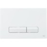 Oli plaque de commande 2 touches Glam blanc