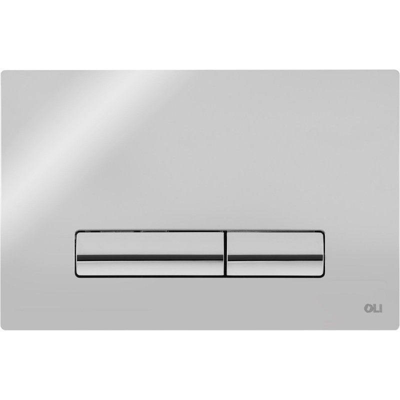 Oli plaque de commande 2touches Glam chrome brillant