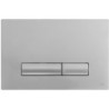 Oli plaque de commande 2touches Glam chrome mat