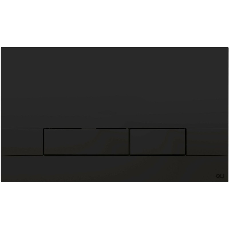 Oli plaque de commande 2touches Glam noir mat