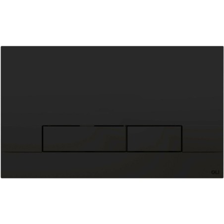 Oli plaque de commande 2touches Glam noir mat