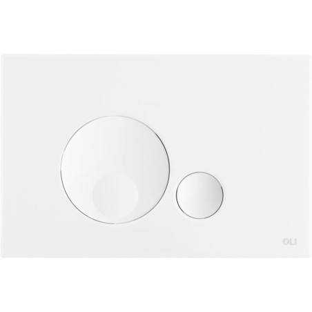 Oli plaque de commande 2touches Globe blanc