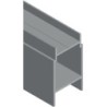 Profil de prolongement step 30mm gauche/droit aluminium