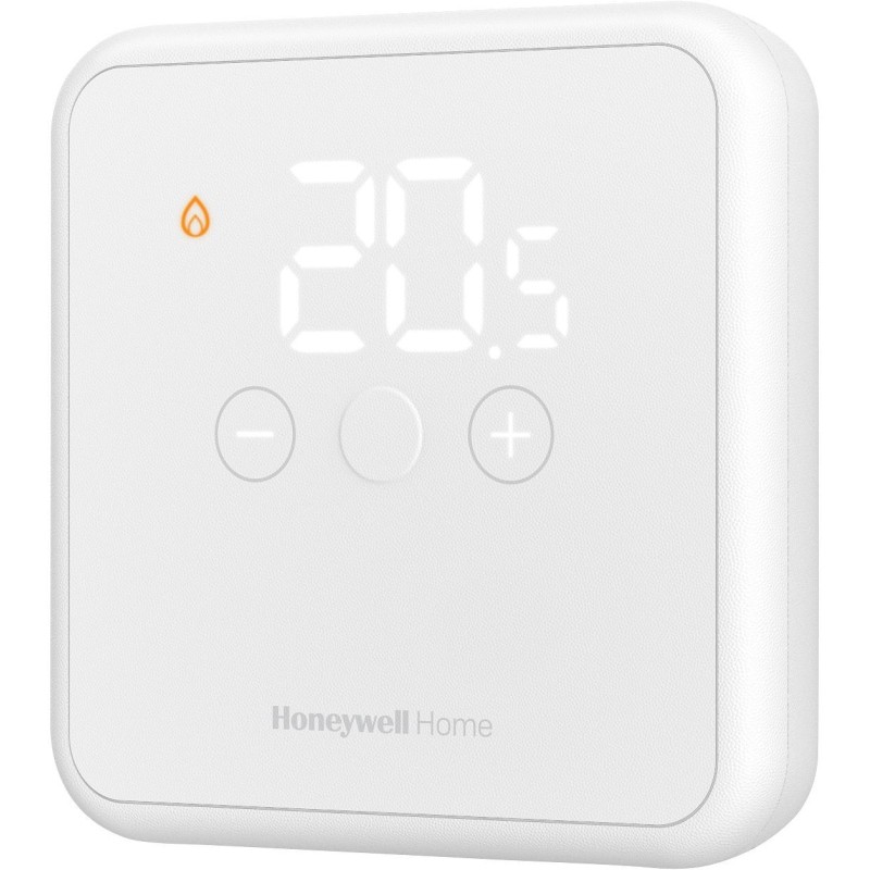 Honeywell thermostat DT4 on ou off digital blanc