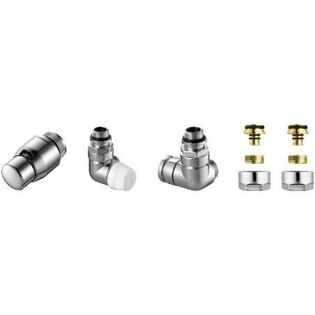 Honeywell set design double équerre droite chrome M24-16x2