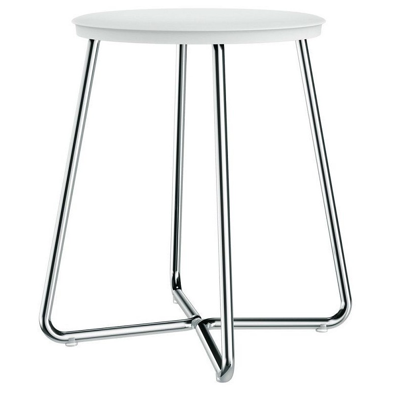 Cosmic tabouret architect chrome/blanc
