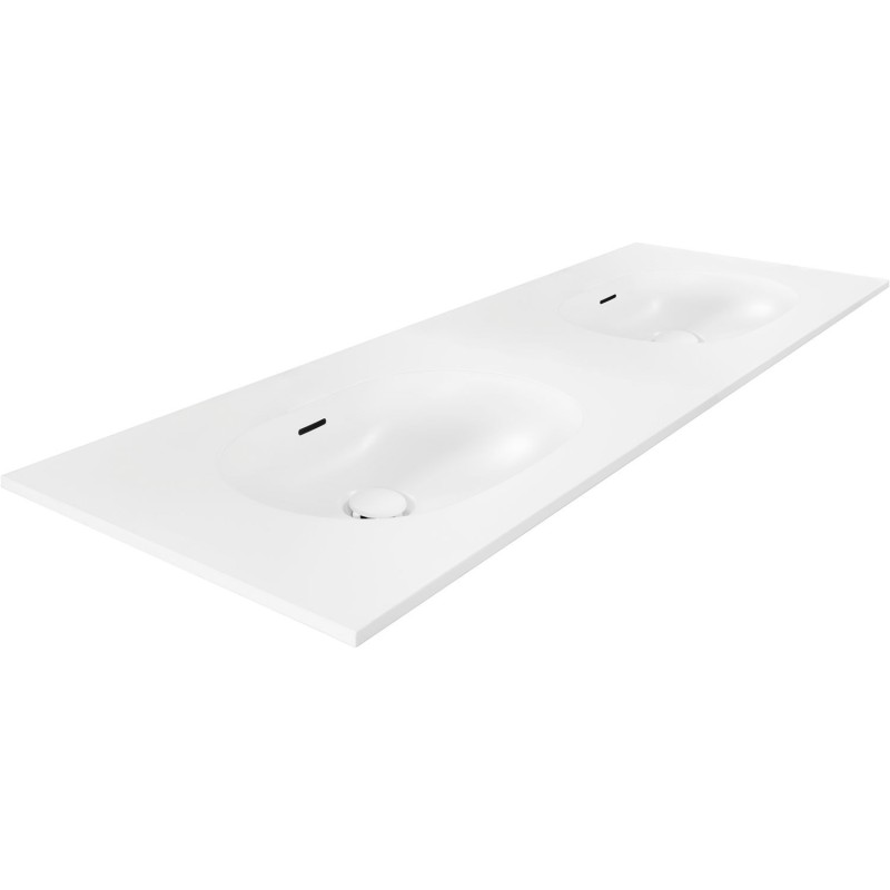 Tablette Molto/Puro/Forest 160x50cm 2 lavabo xonyx