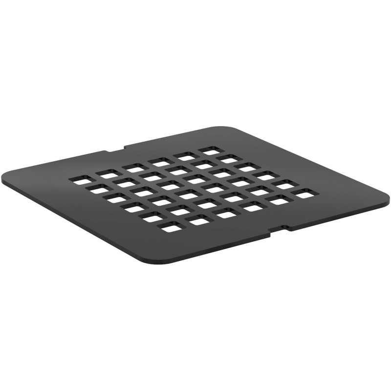 Ideal Standard plaque de vidage ultra flat S jet noir