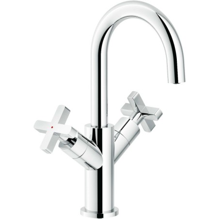 Nobili mélangeur lavabo lira saille 130cm clic-clac chrome