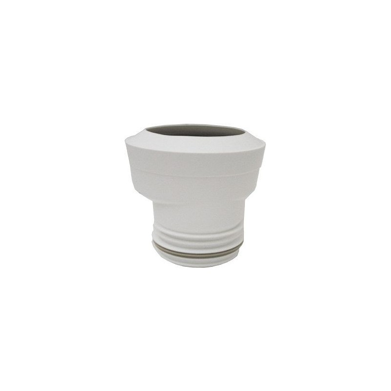 Nicoll sortie WC nervurée universelle excentrique 100mm 100-110