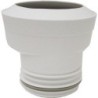 Nicoll sortie WC nervurée universelle excentrique 100mm 100-110