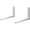 Kit de support mural 2 pièces pour monobloc pompe à chaleur 400x620 300kg