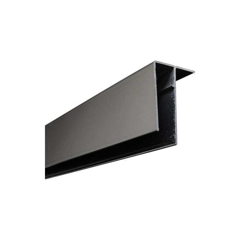 Profil de prolongement twist novellini 15mm pour porte pivotante/coulisante/paroi fixe gauche/droite chrome