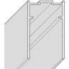 Profil de polongement swing novellini pour porte pivotante/paroi fixe gauche/droite chrome