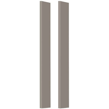 Paroi latérale pour armoire de toilette Molto (set 2 pièces) poudre gris