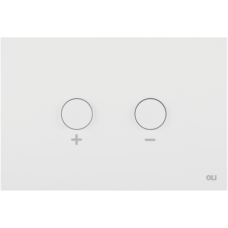 Oli plaque 2-touches blink blanc + set de transformation