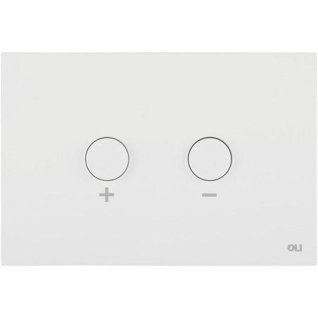 Oli plaque 2-touches blink blanc + set de transformation