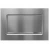 Geberit plaque de commande sigma30 1 touche chrome-mat avec bandes design en chromé brillant