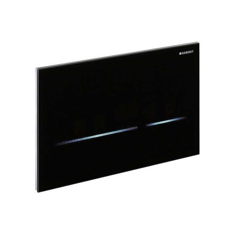 Geberit plaque de commande sigma80 touchfree verre réfléchissant