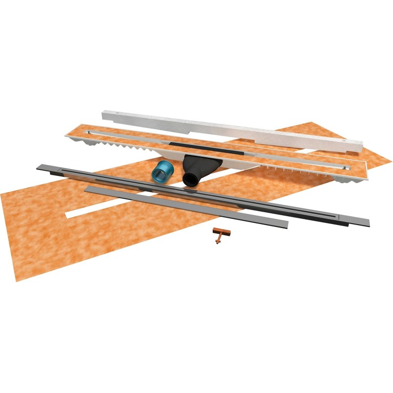 Carrodrain caniveau twiggi xl low 100-160cm