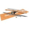 Carrodrain caniveau twiggi xl low 100-160cm