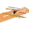 Carrodrain caniveau twiggi xl low gold 100-160cm