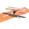 Carrodrain caniveau twiggi xs low titanium 80-110cm