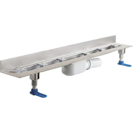 Dallmer caniveau+corps mural ceraline plan 80cm inox
