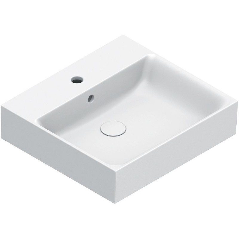 Catalano lavabo premium cataglaze+ 50x47 avec trop-plein blanc mat