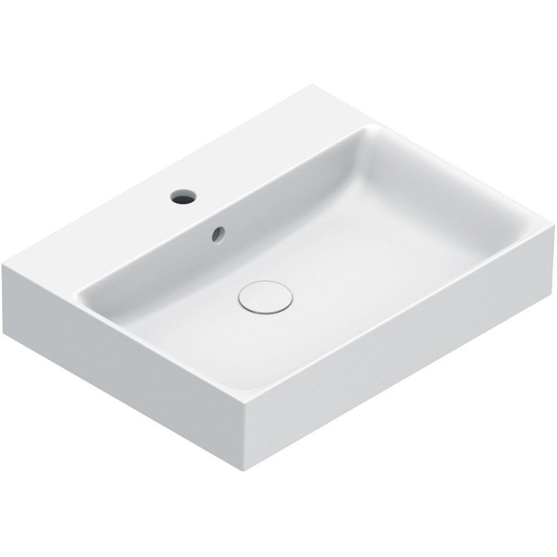 Catalano lavabo premium cataglaze+ 60x47 avec trop-plein blanc mat