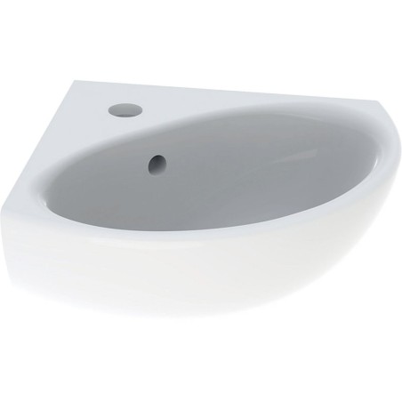 Geberit lave-mains d'angle bastia +trou robinets/trop-plein