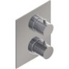 Paffoni thermostat+inverseur à encastrer steel inox