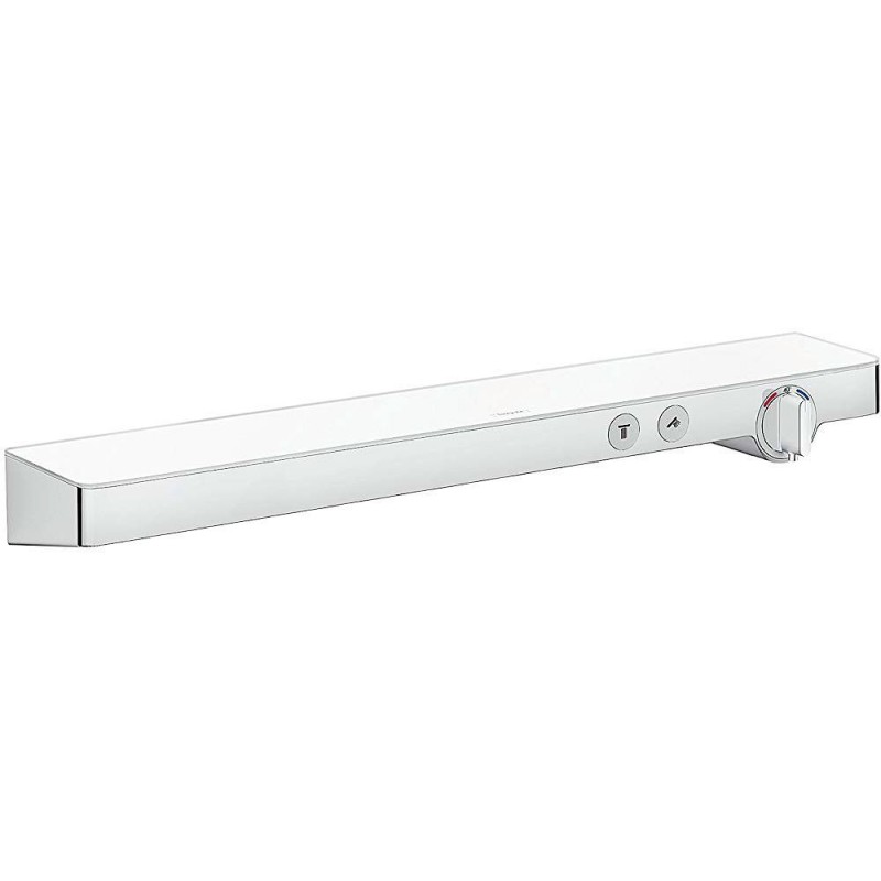Hansgrohe thermostat+ 2 robinets d'arrêt douche showertablet select 700 blanc-chrome