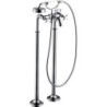 Hansgrohe mélangeur de bain montreux montage sol nickel brosse