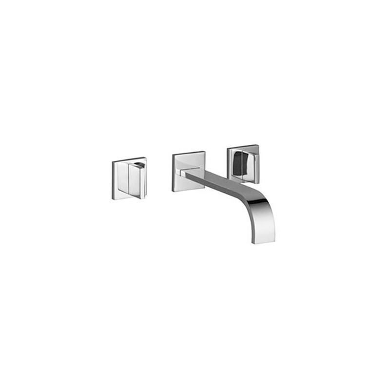 Dornbracht set de finition mélangeur mural 3 trous mem 200 chrome