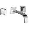 Dornbracht set de finition mélangeur mural 3 trous mem 200 chrome