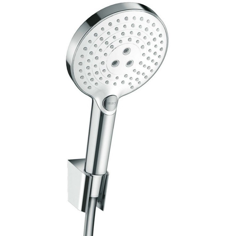 Hansgrohe garniture de bain porter's-raindance select s120 3jet 160cm blanc-chrome